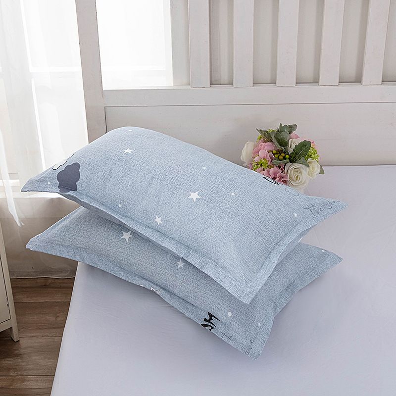 Tiao yuyun Pillowcase Pair Polyester 48x74cm 48*74cm [a pair of pillowcases]