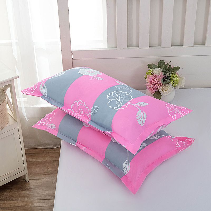 Tiao yuyun Pillowcase Pair Polyester 48x74cm 48*74cm [pillowcase one]