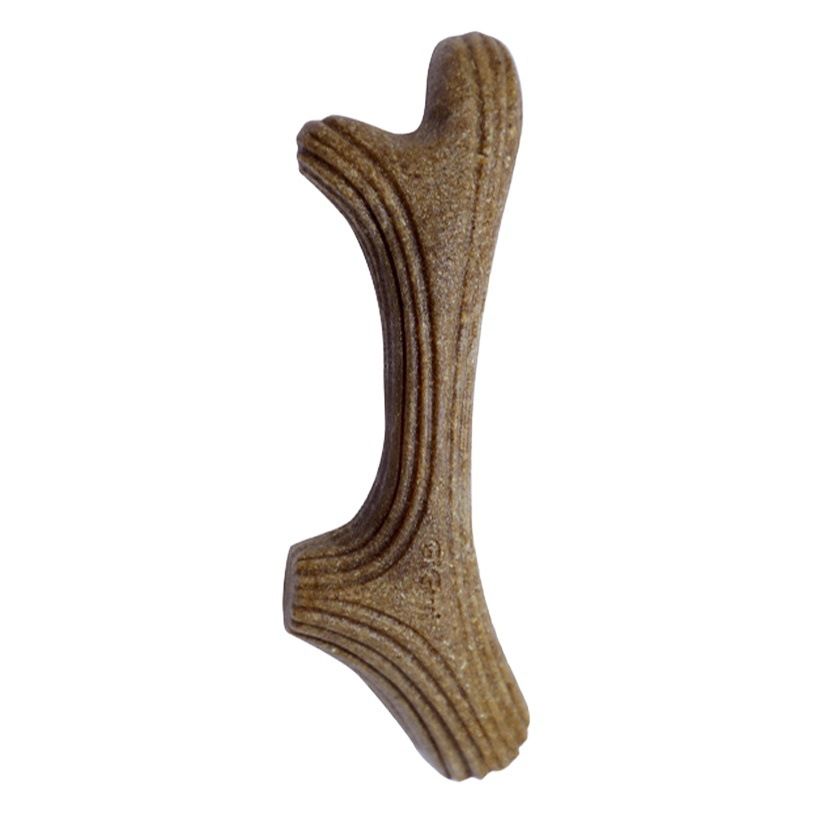 Gigwi Dog Chew Toy Wood Antler Bite Resistant Trumpet