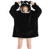 Childrens Cartoon Flannel Hooded Blanket Polyester Children&