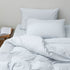Cotton Seersucker 4 Piece Set Washed Striped 1.2m bed [fitted sheet three-piece set]