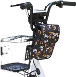 OQsport Bicycle Bag 3L Canvas Front Storage Medium Three-dimensional + Wangwang dog
