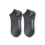 Men Cotton Socks Zjzue Antibacterial Summer Dark Gray; Average size