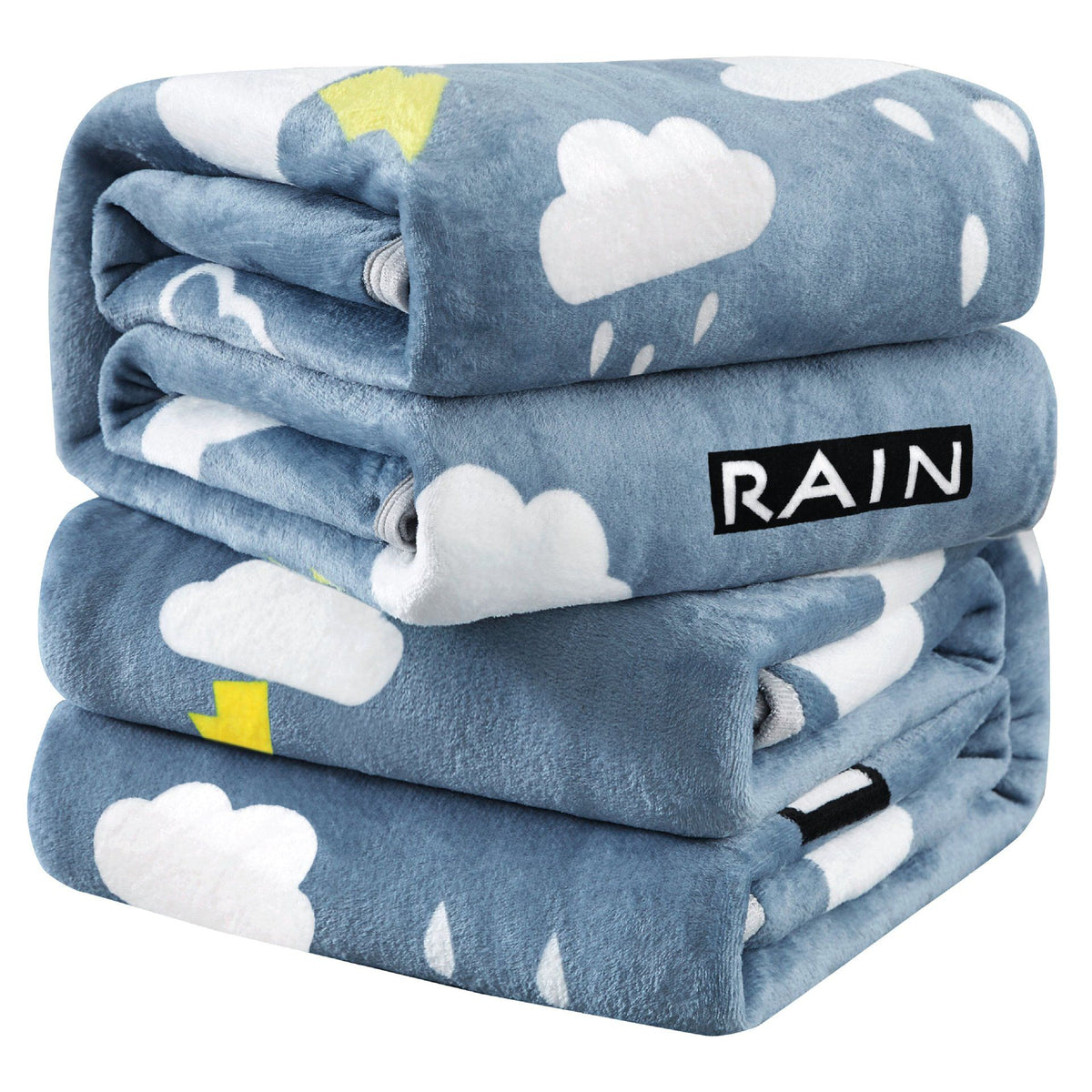 Flannel Blanket Polyester Geometric 120x200cm Lightning Thundercloud 180*200cm about 1.2kg