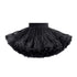 tutuoclock Girls Sweet Princess Nylon Mesh Cake Skirt Black 110cm