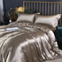 Shurui Silk Four Piece Set 150x200cm 1.5 m bed hat [quilt cover 200x 230cm]