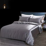 Shurui Silk Four Piece Set 150x200cm 2.0 meters bed sheets [quilt cover 220x 240cm]