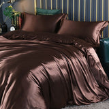 Shurui Silk Four Piece Set 150x200cm 1.8 meters bed sheets [quilt cover 200x 230cm]
