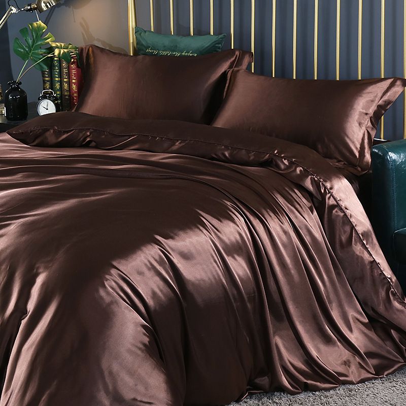 Shurui Silk Four Piece Set 150x200cm 1.8 meters bed sheets [quilt cover 200x 230cm]