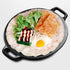 Cast Iron Pancake Pan 28cm Uncoated 30cm single pot (with hemp rope included)