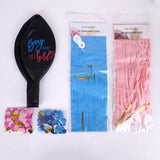 36 inch Balloon Set Confetti Tassel Yize latex 36 inch round +2 packs of paper scraps + tassels