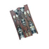 European Fan 6 Clip Men Suspenders Polyester Adjustable Plaid: black and white