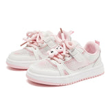 HOBIBEAR Kids Mesh Shoes Breathable Light Summer... GU7922 Pink White 34