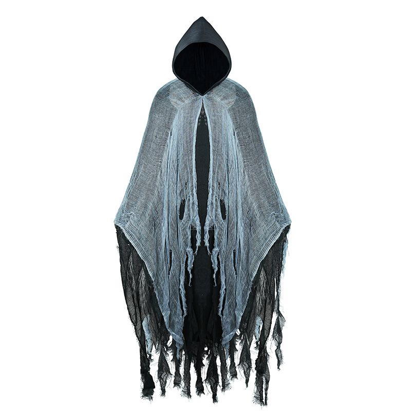 HSX Halloween Zombie Cloak Costume Props Black cloak Free size