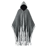 HSX Halloween Zombie Cloak Costume Props Gray cloak Free size