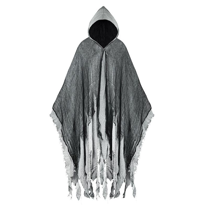 HSX Halloween Zombie Cloak Costume Props Gray cloak Free size
