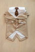 Pet Suit Dog Tuxedo Wedding little tail Polyester Khaki 4XL
