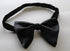 Men Bow Tie Solid Color Black Polyester