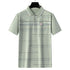 Men Summer Cotton Polo Shirt Loose Breathable B010 apricot XL
