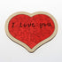Wooden Love Puzzle WC003 Plane Puzzle English Love Quotations