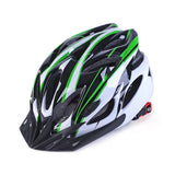Cycling Helmet PC EPS OEM One Piece Unisex White Green Average size 54-61cm