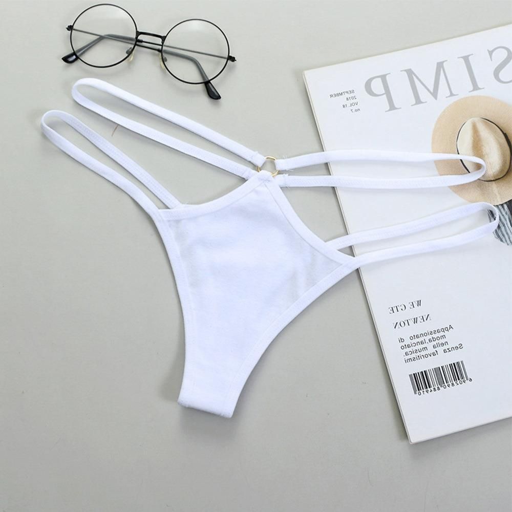 Women Milk Silk Thong Briefs Red S White XL Size: XL; Recommended weight (kg): 61 - 68; Waist (cm): 76 - 82; Hip (cm): 94 - 98; Suitable fit: full build