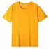 Men Short Sleeve T Shirt Cotton Loose Summer Ginger yellow 190/3XL(160kg -175kg)
