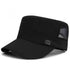 Men Mesh Flat Top Hat Sun Protection Outdoor half net black Adjustable