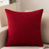 Shengdu Solid Color Polyester Pillow Case 40x40cm csmm wine red 45*45cm with pillow core