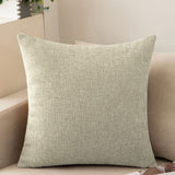 Shengdu Solid Color Polyester Pillow Case 40x40cm csmm hemp natural color 50*50cm single pillowcase