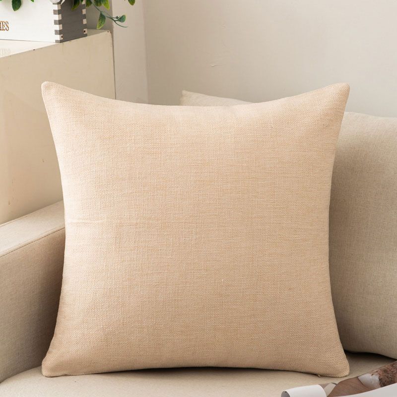 Shengdu Solid Color Polyester Pillow Case 40x40cm csmm creamy-white 40*40cm with pillow core