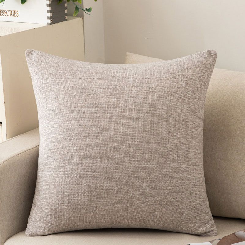 Shengdu Solid Color Polyester Pillow Case 40x40cm csmm light gray 55*55cm with pillow core