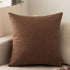 Shengdu Solid Color Polyester Pillow Case 40x40cm Csmm Dark Curry 55*55cm single pillowcase