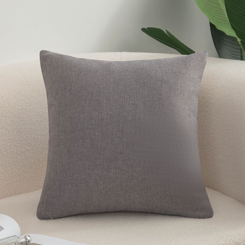 Shengdu Solid Color Polyester Pillow Case 40x40cm csmm medium gray 40*40cm single pillowcase