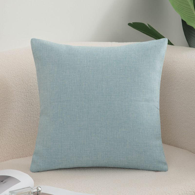 Shengdu Solid Color Polyester Pillow Case 40x40cm csmm sky blue 45*45cm with pillow core