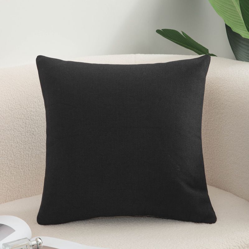 Shengdu Solid Color Polyester Pillow Case 40x40cm csmm black 50*50cm with pillow core