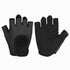 MKAS Men Women Half Finger Cycling Gloves Polyester Black Foundation 1-2040 XL