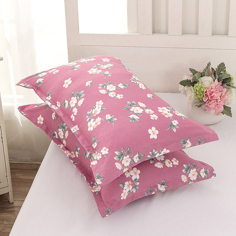 Tiao yuyun Pillowcase Pair Polyester 48x74cm 48*74cm [pillowcase one]