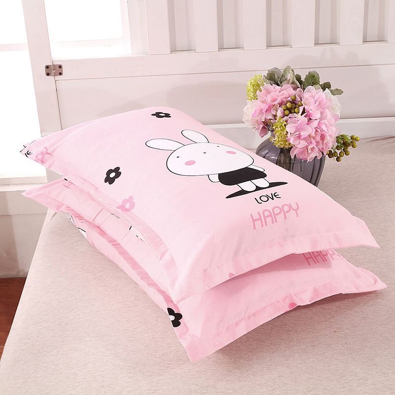 Tiao yuyun Pillowcase Pair Polyester 48x74cm 48*74cm [a pair of pillowcases]