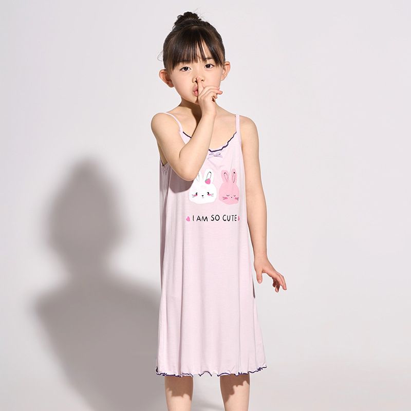KIDS MAM&DAD Girls Viscose Summer Sleepwear 31209 purple 130cm