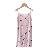 KIDS MAM&DAD Girls Viscose Summer Sleepwear 31224 purple penguin full print 120cm