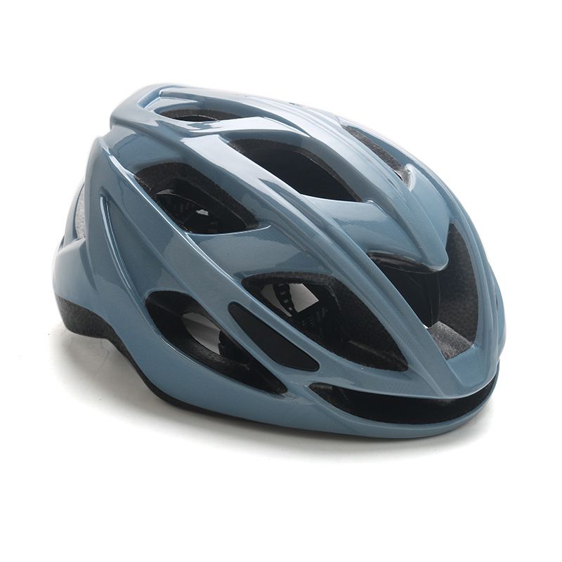 GRACESLIDE Cycling Helmet Half Shell PC EPS Adult bright gray helmet Adult l adjustable head circumference 52-62cm