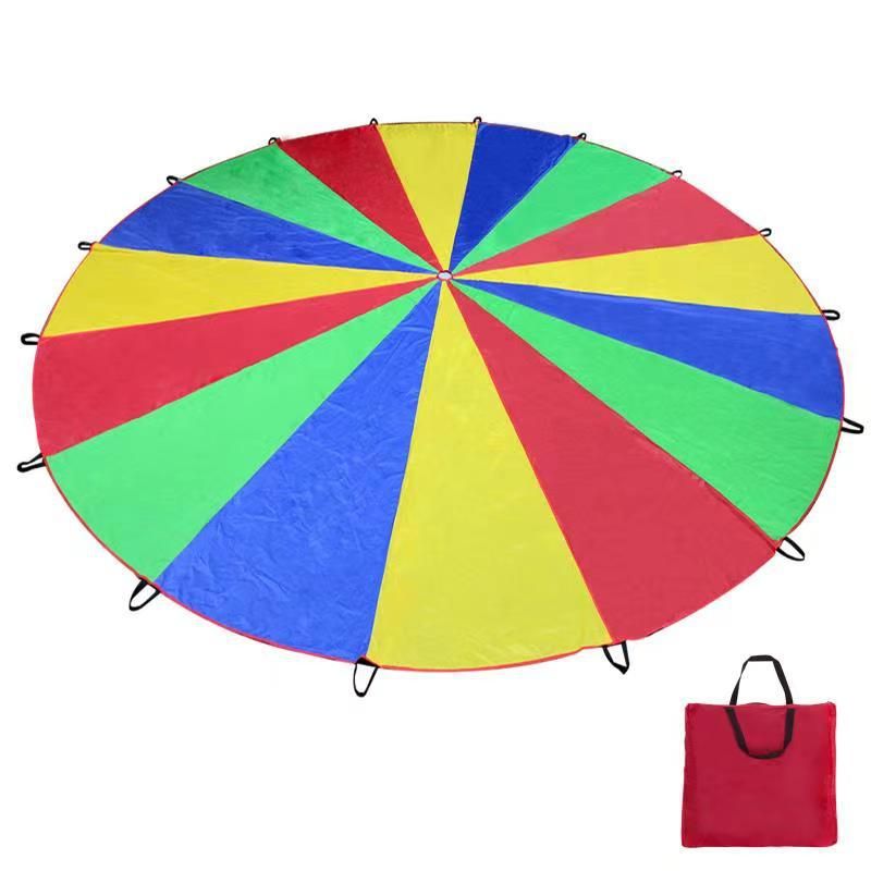 Rainbow Umbrella Cloth Toy 2.6m 8 Panels Rainbow umbrella (2.6 m 8 pieces free 10 ocean balls)