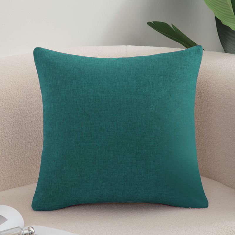 Shengdu Solid Color Polyester Pillow Case 40x40cm csmm dark green 60*60cm with pillow core