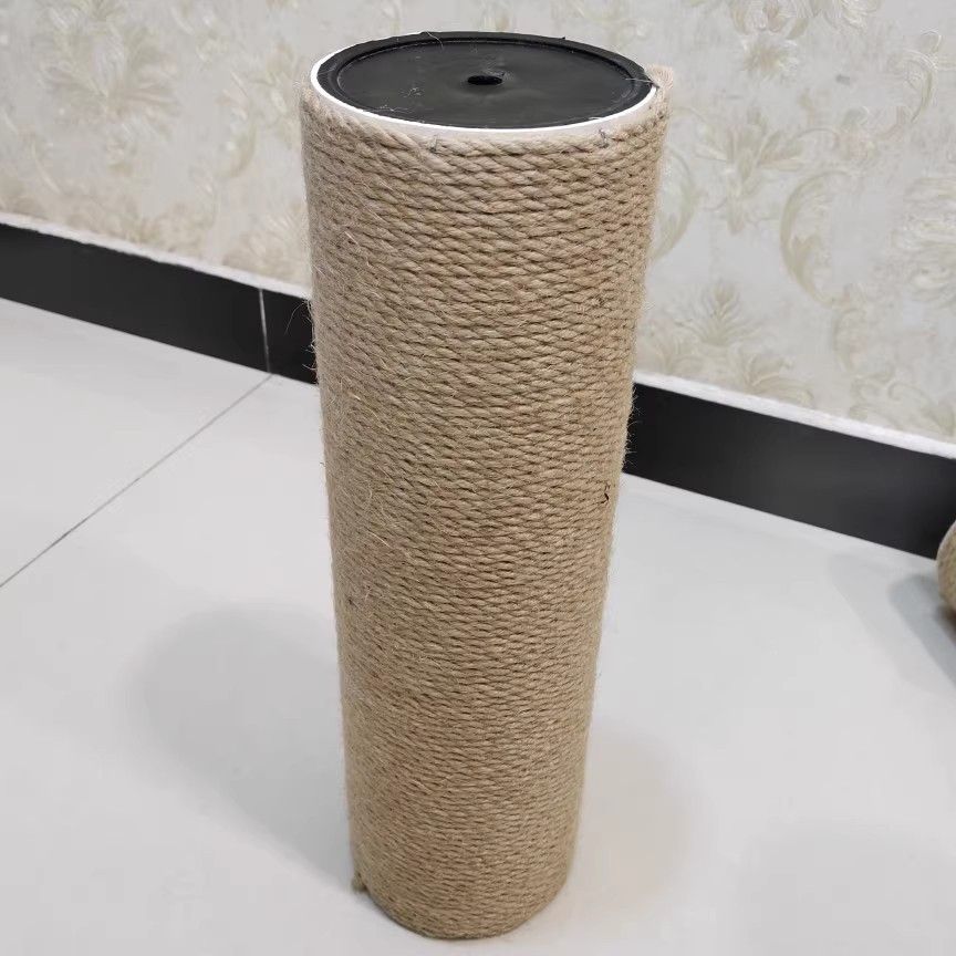 Cat Climbing Frame PVC Post 8.5cm Meow Star Climb Yellow twine Post 12 diameter 55cm long