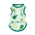 Pet Vest Polyester Summer Dog Cat Clothing Avocado Green