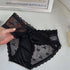 SHUFENTING Lace Women Panties Nylon Breathable Black L (55.00 kg-65.00 kg