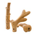 Dog Chew Toy Wood Plastic Deer Horn 18cm Large Antlers 18cm