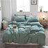 Cotton 4 Piece Set Modern Minimalist White 1.5m bed-quilt cover 200x 230cm (four-piece set)