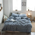 Cotton 4 Piece Set Modern Minimalist White Bed sheet kit_1.8m bed-quilt cover 200x 230cm (four-piece set)